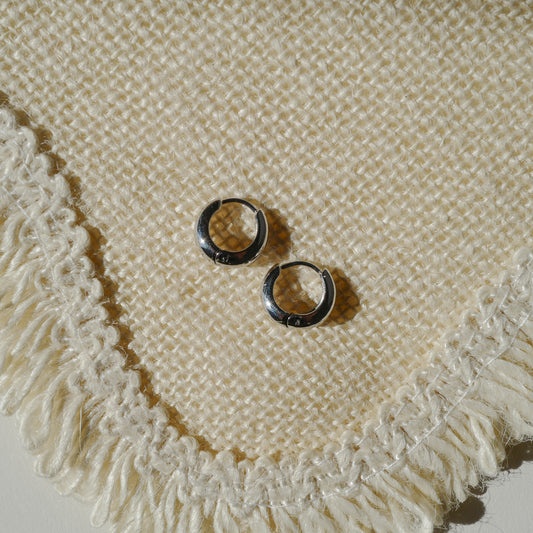 ELBA Hoops Small Silver