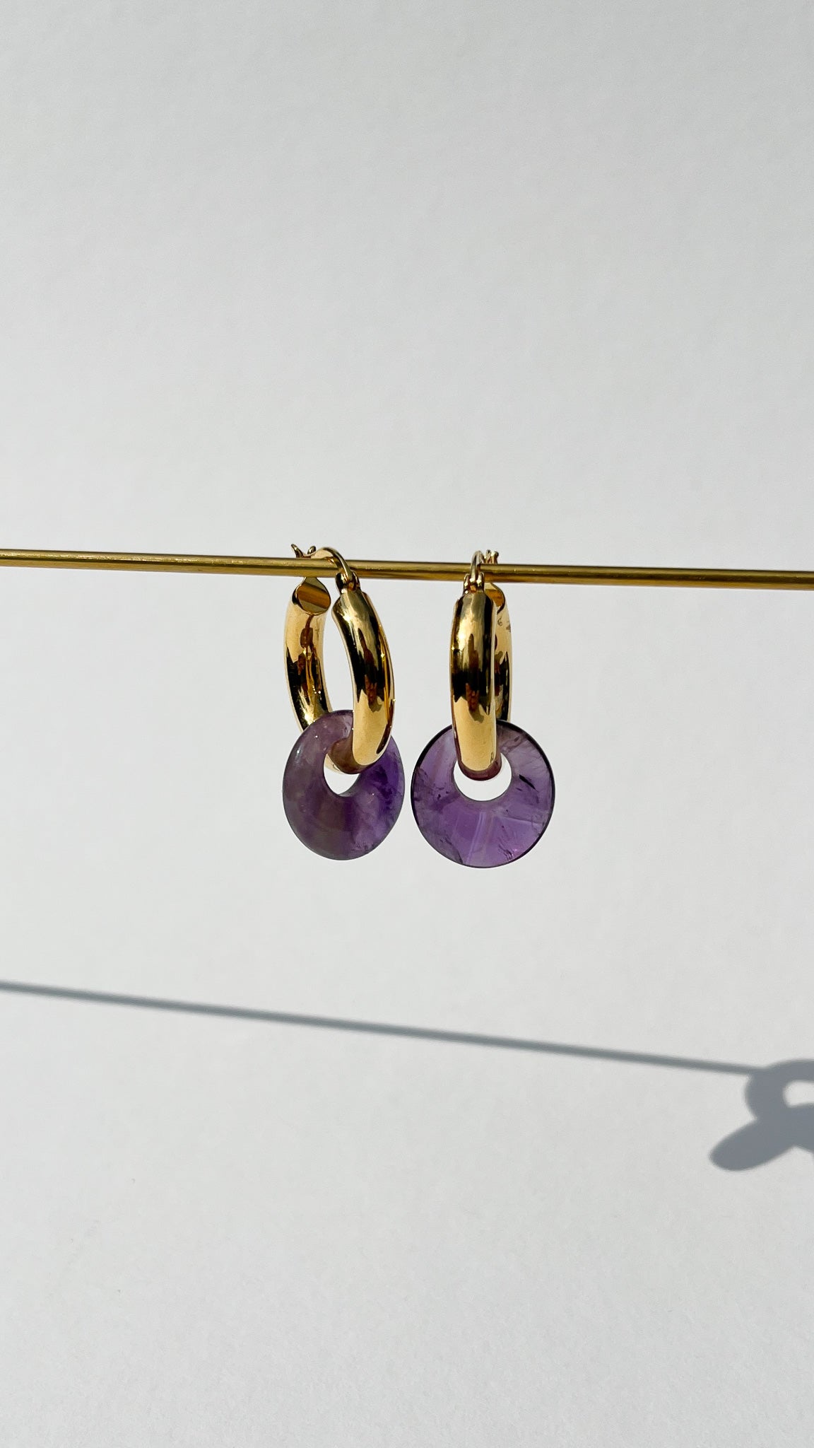big hoop earrings with earring charms