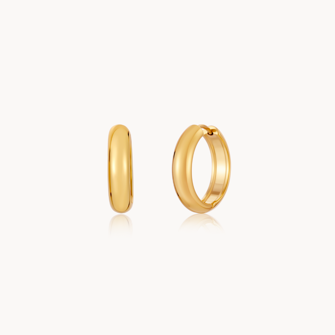 chunky hoops non tarnish