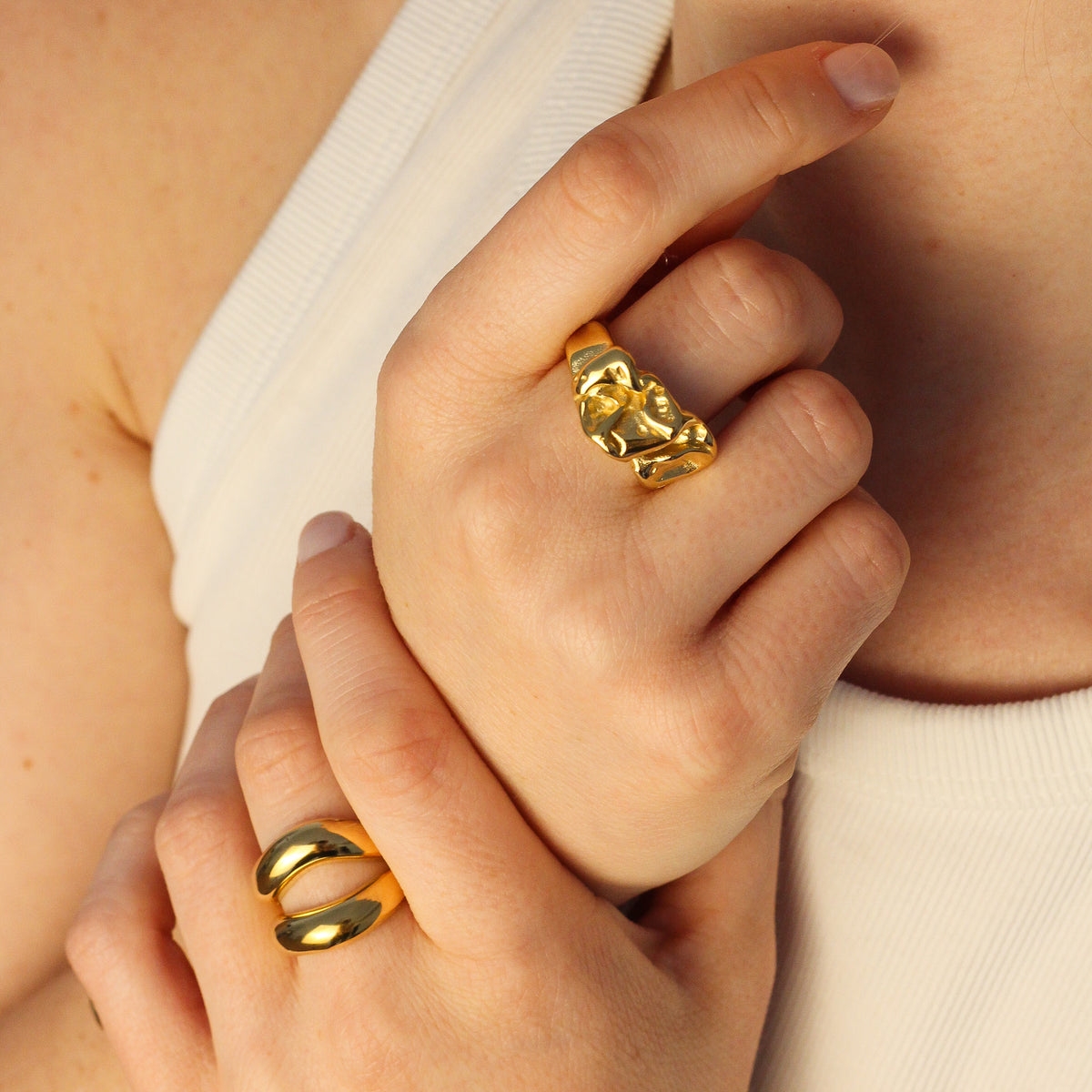chunky ring gold wasserfest