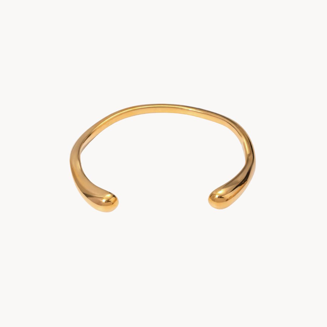 edelstahl armreif gold groessenverstellbar wasserfester armreif edelstahl