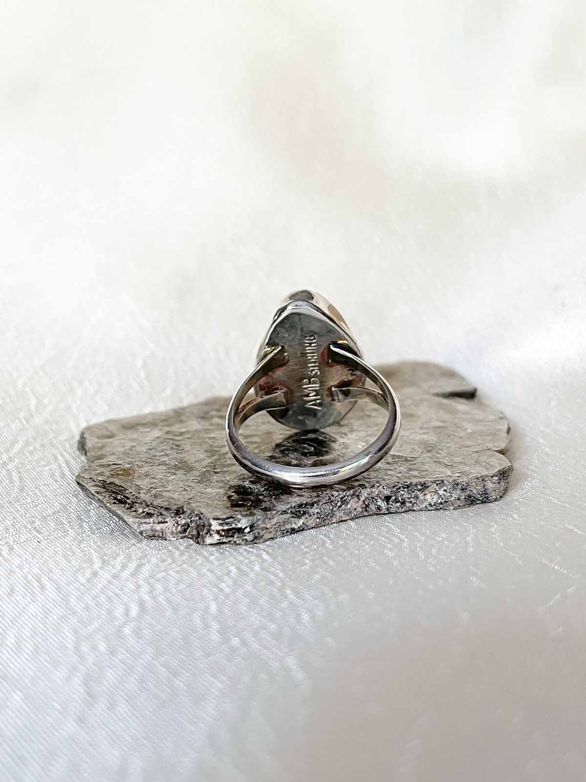 NAVAJO TÜRKIS RING MAKAWEE