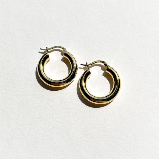 Small Gold Vermeil Hoops Meryl