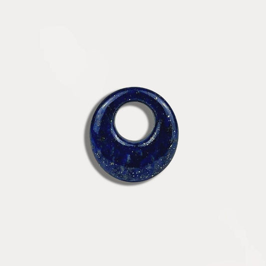 Lapislazuli Donut Charms Frieda (Set: 2 Stück)