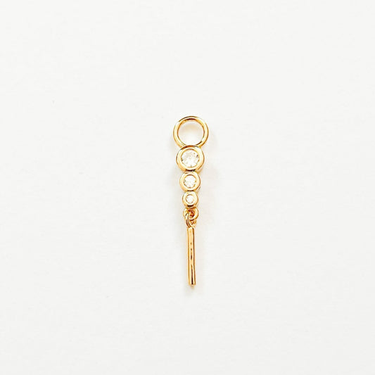 Ohrring-Charm AMALFI Weißer Zirkonia (Kopie)