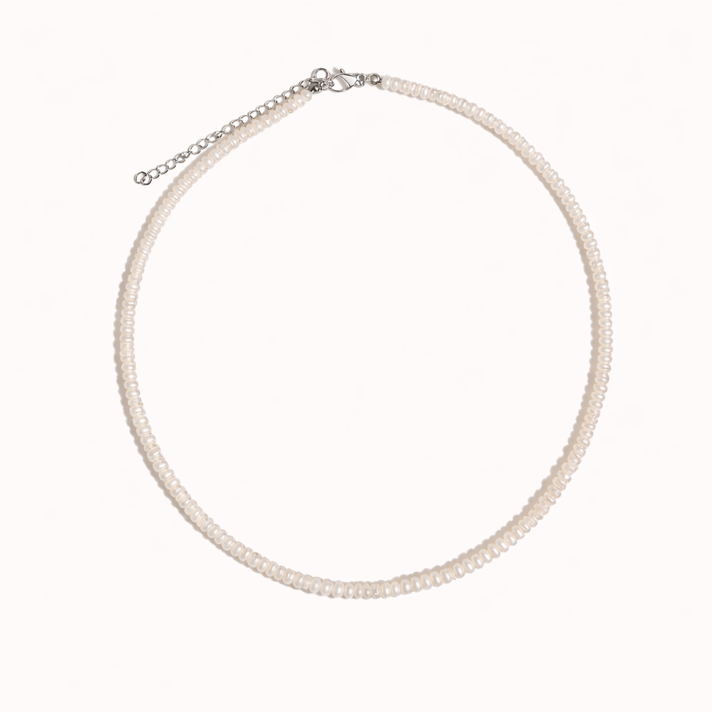 Real Freshwater Pearl Necklace (Gold)