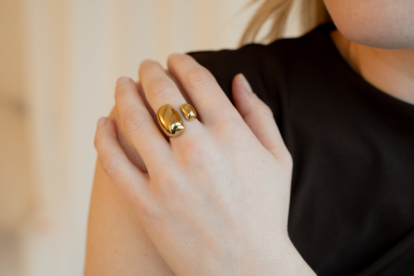 RIVA Adjustable Ring Gold
