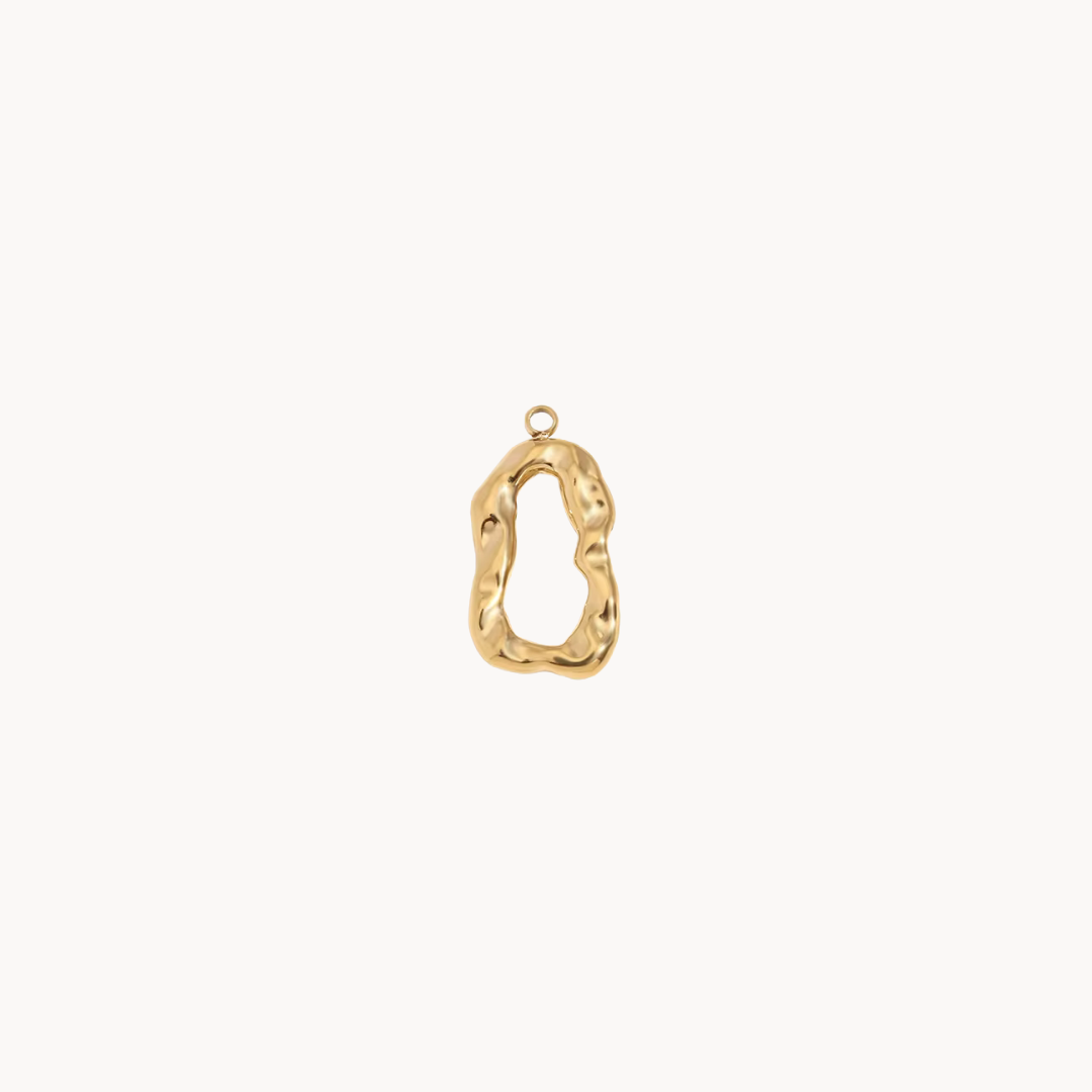 Scandi Style Hollow Organic Charm