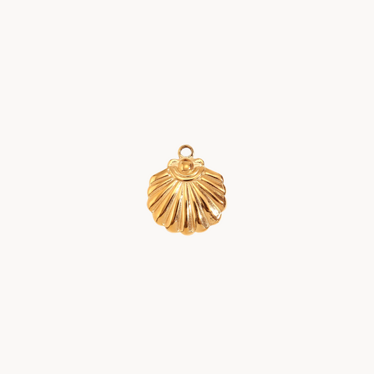 Seashell Charm Gold