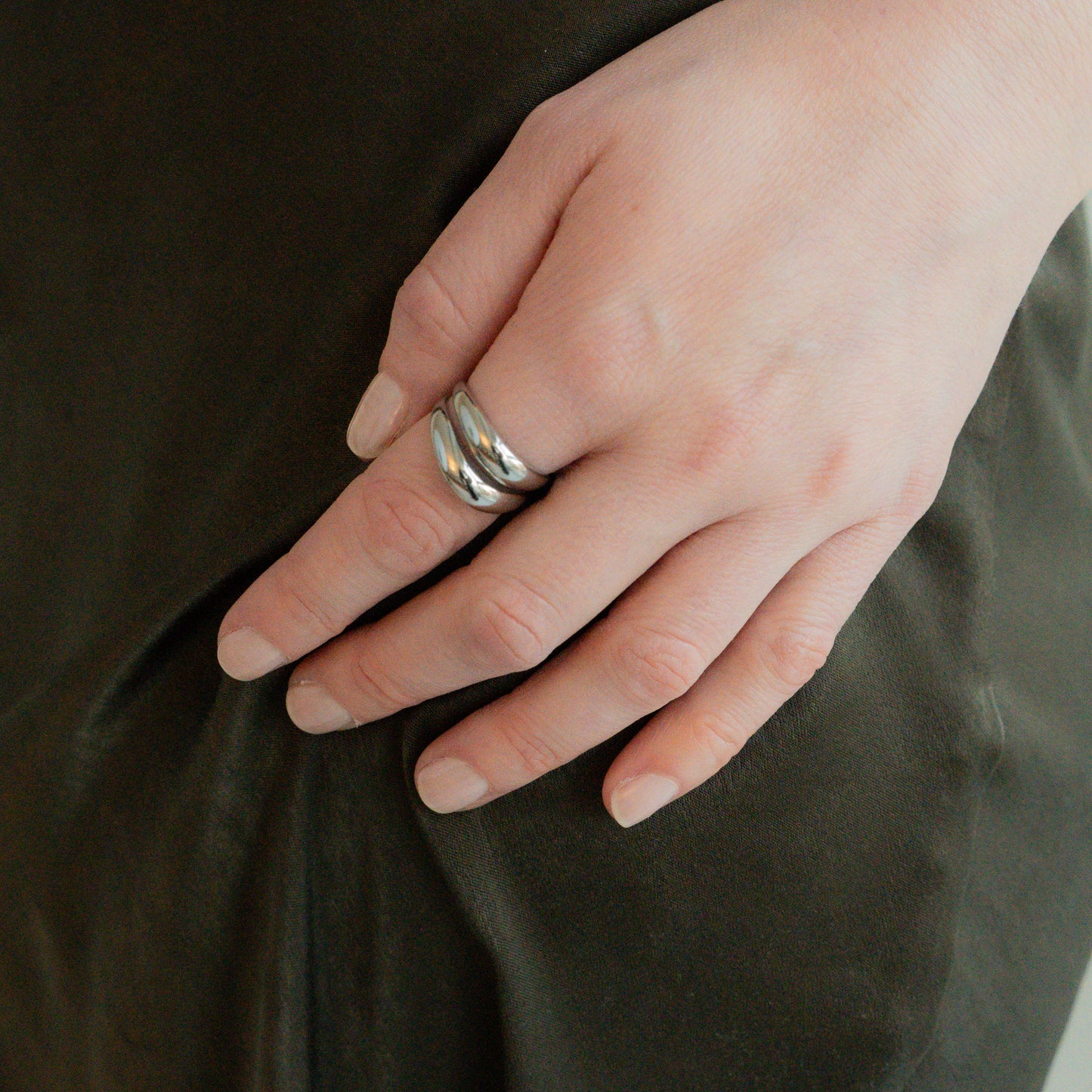 MILA Adjustable Ring Silver