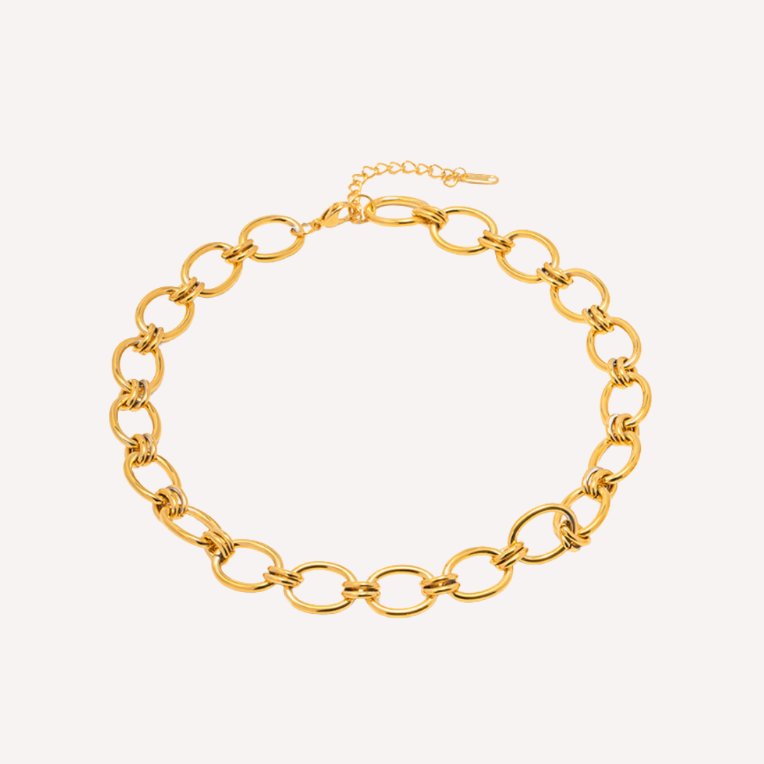 statement necklace gold non tarnish