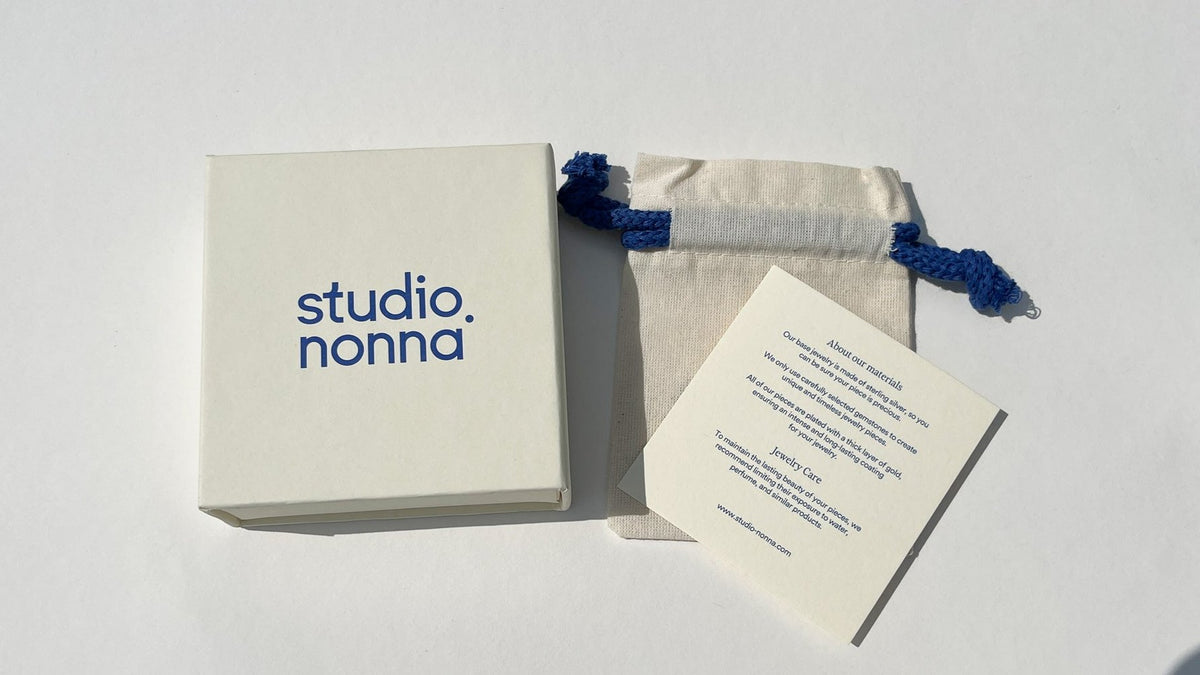 studio nonna packaging hoop earrings charms
