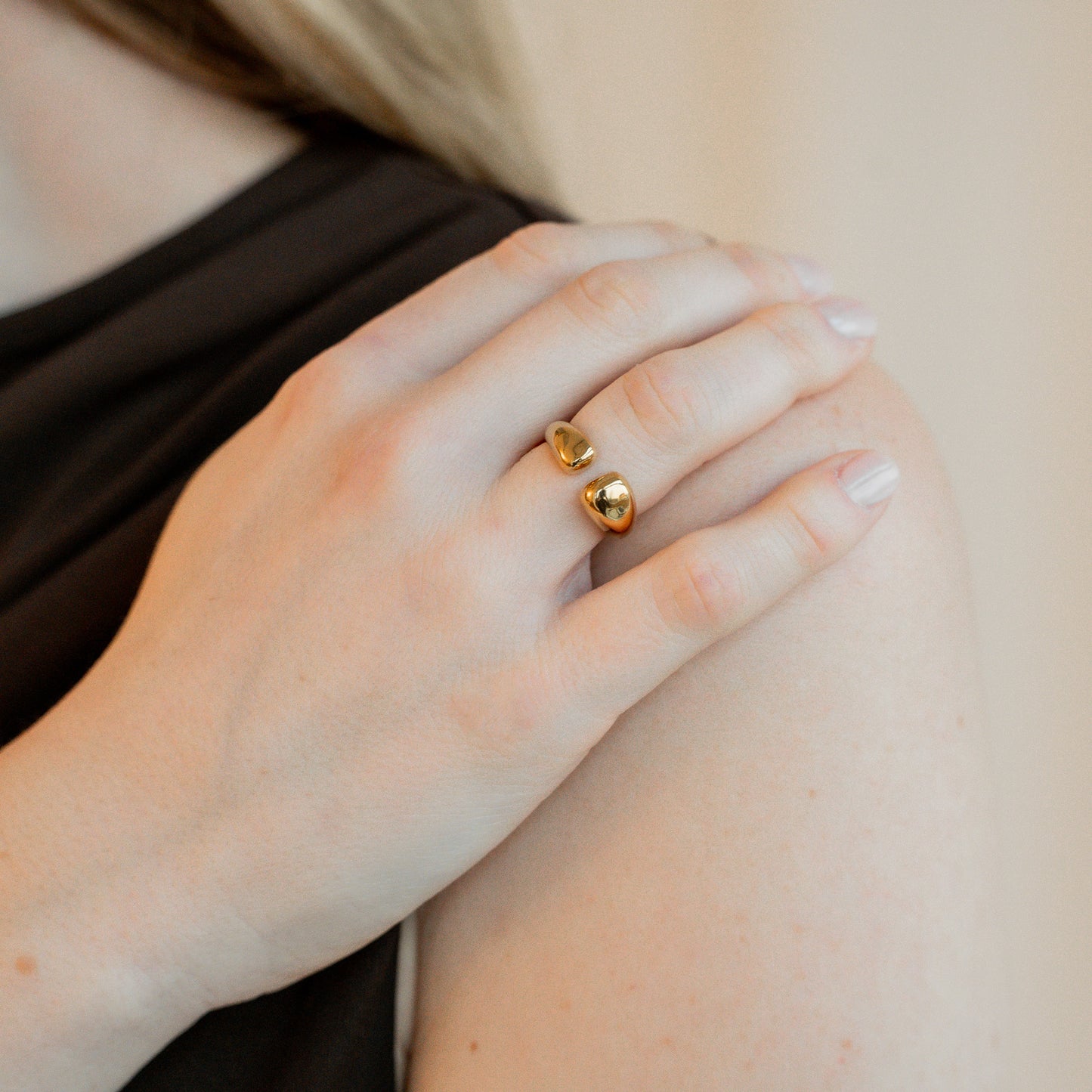 MÉRIDA Adjustable Ring Gold