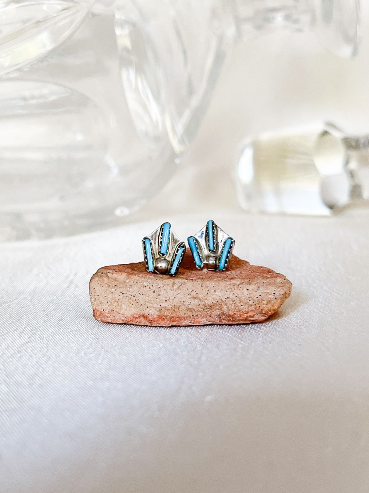 TÜRKIS OHRSTECKER NALA