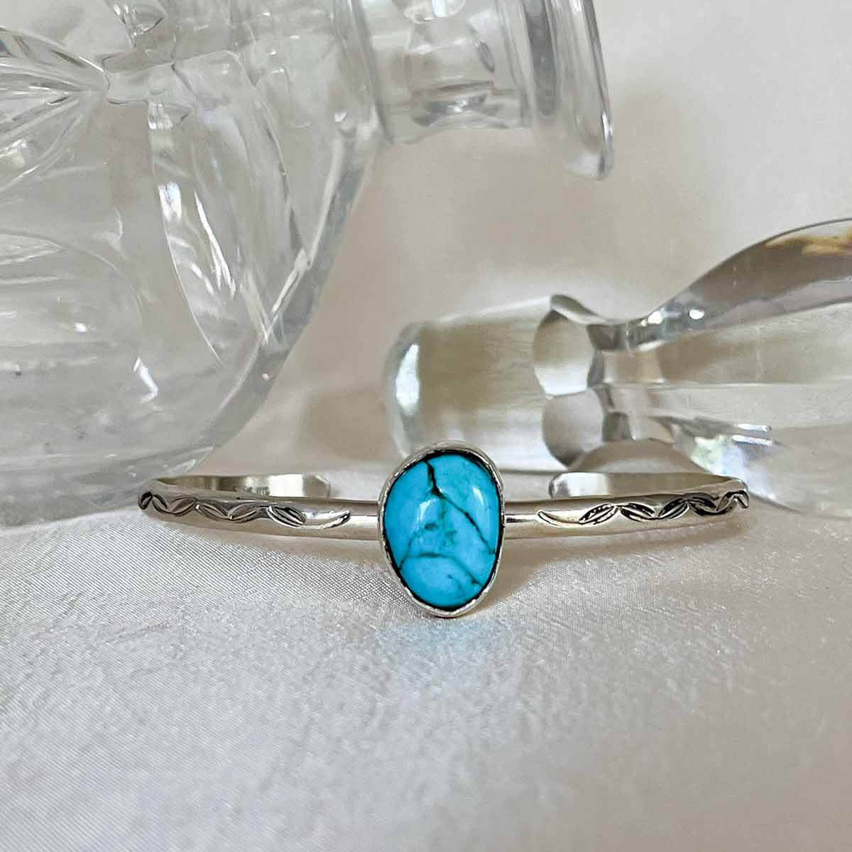tuerkis armreif silver