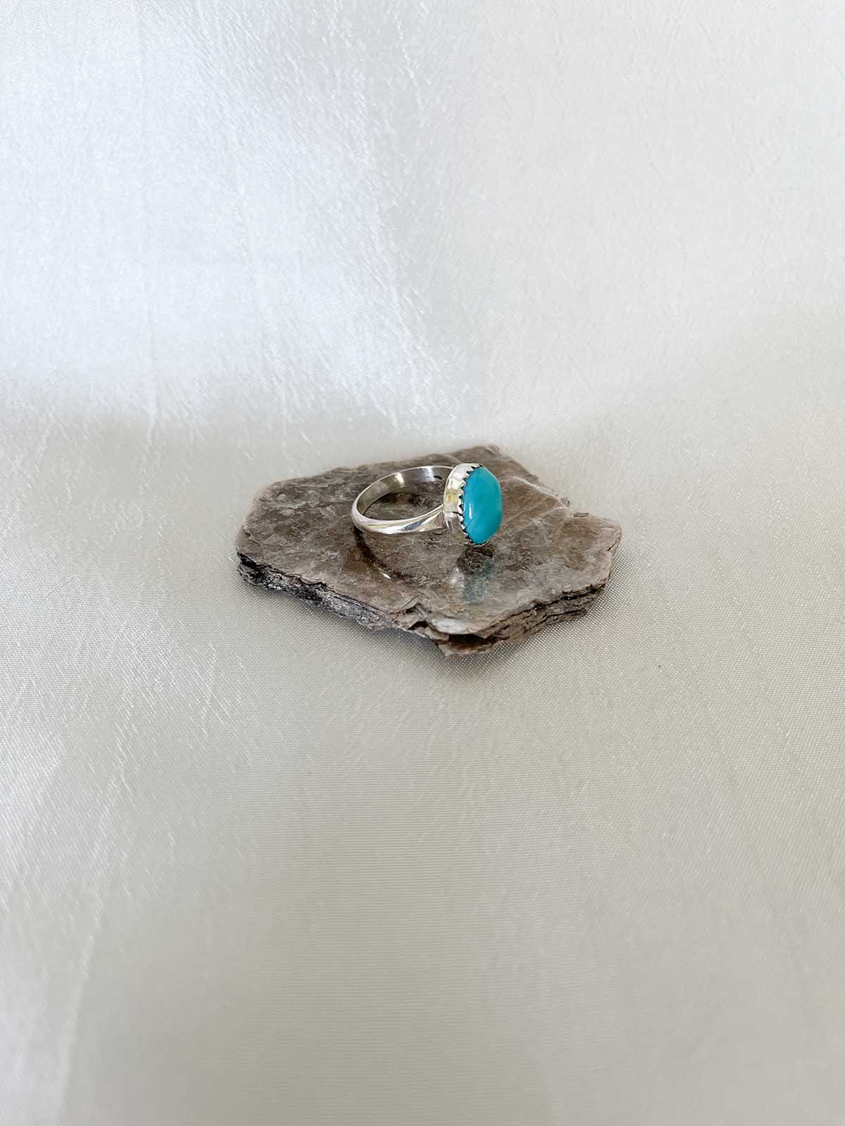 NAVAJO TÜRKIS RING NAHELE
