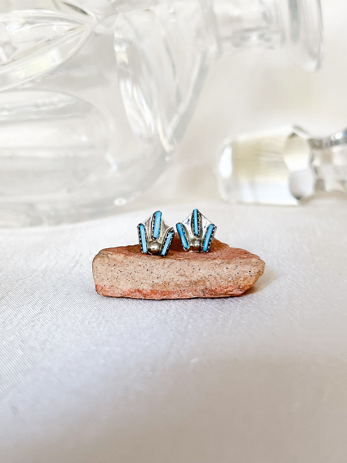 TÜRKIS OHRSTECKER NALA