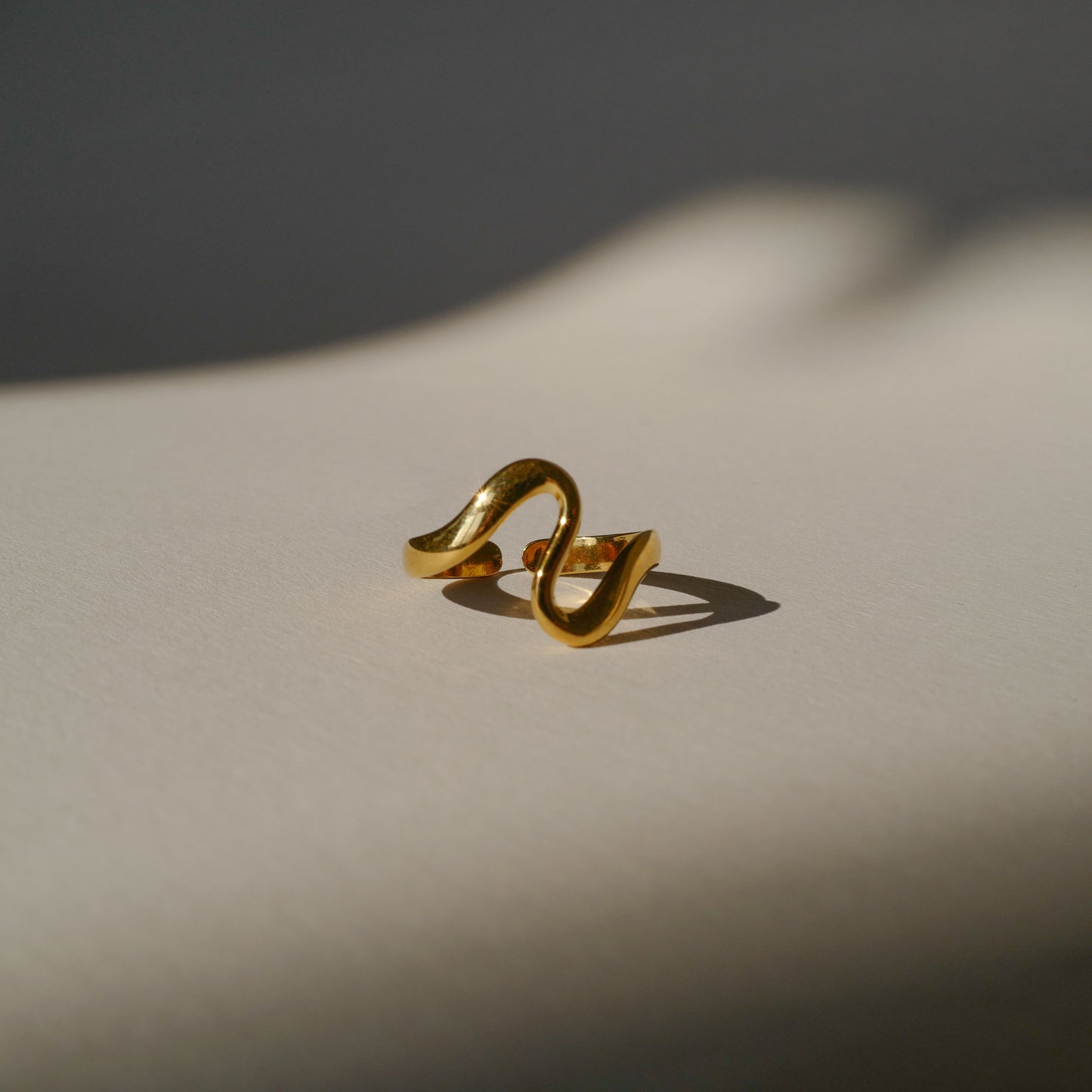 MAREA Verstellbarer Ring Gold