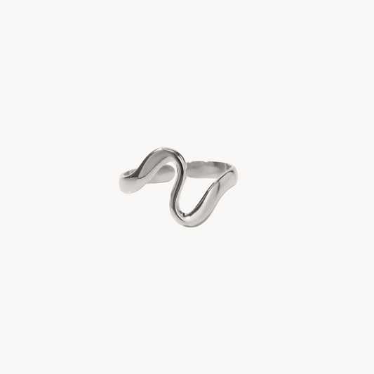 MAREA Adjustable Ring Silver