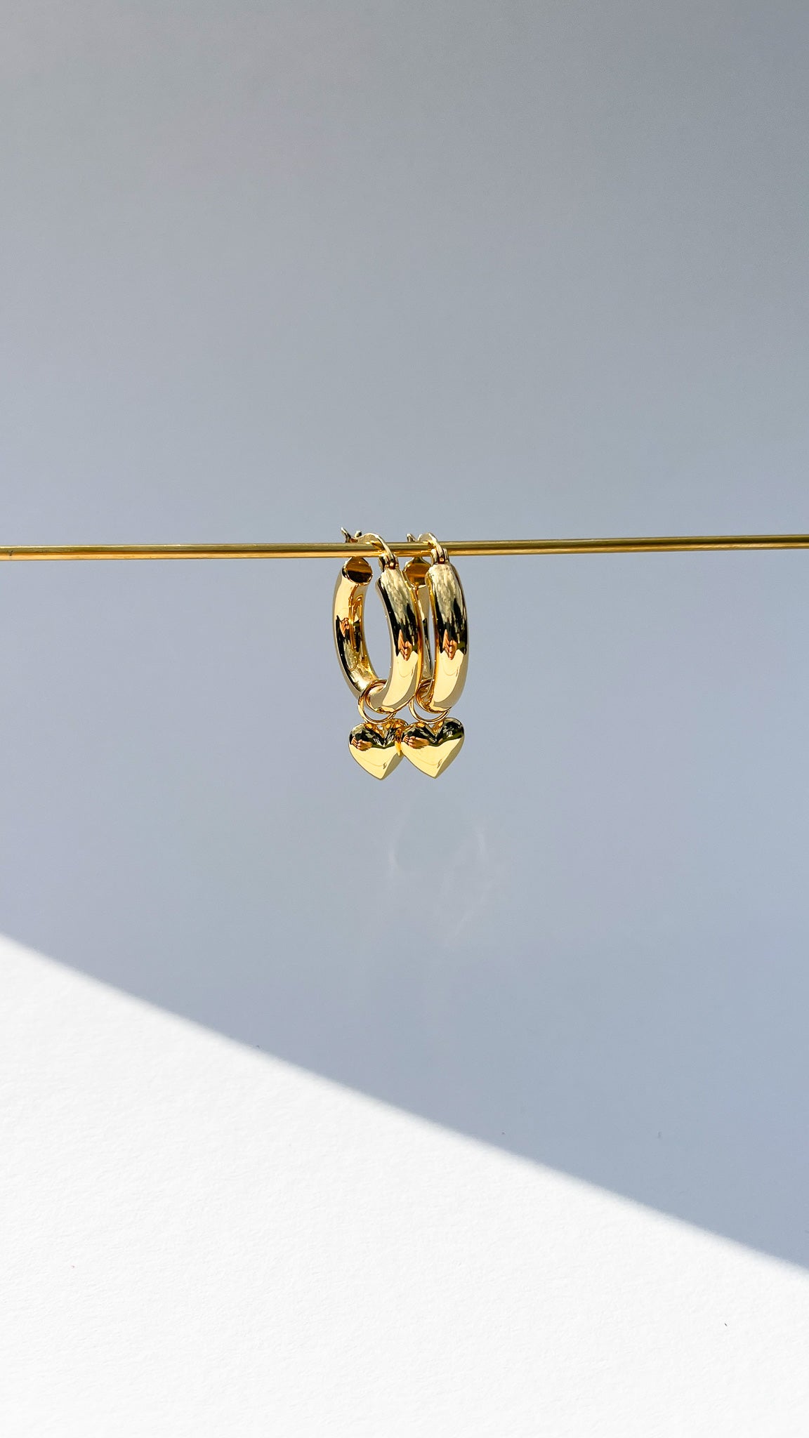st birthday gift for her large hoop earrings