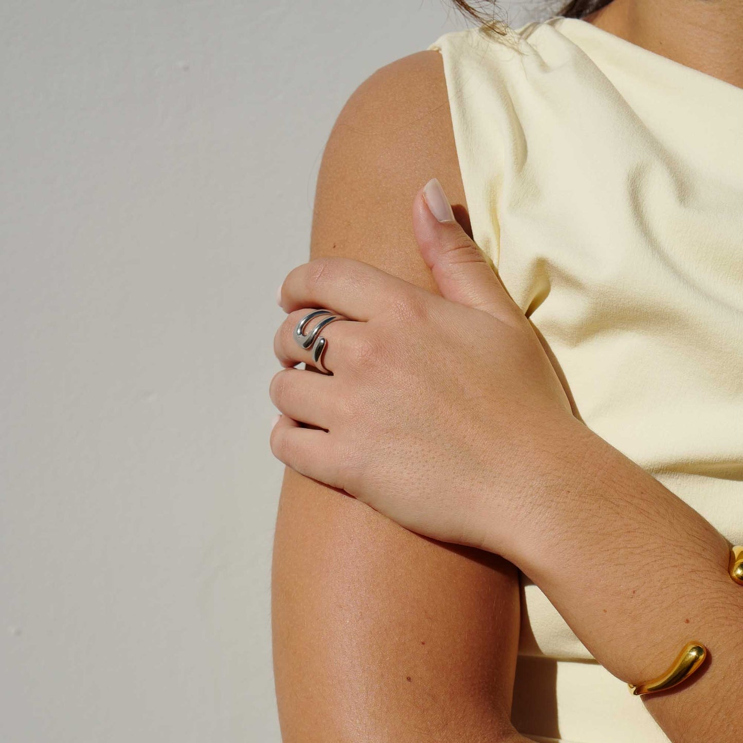 adjustable ring silver