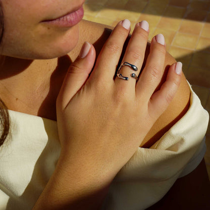 Adjustable Ring Silver MARIEM