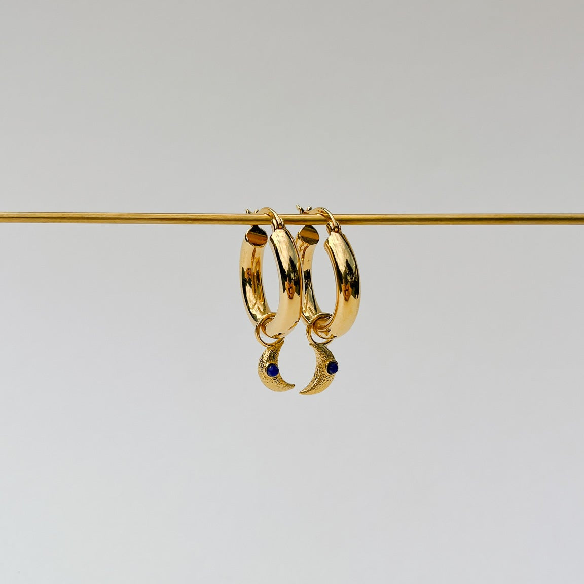 anhaenger fuer hoop earrings mond charm lapis schmuck