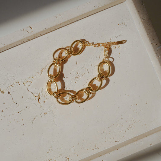 Gliederarmband Gold SELINA