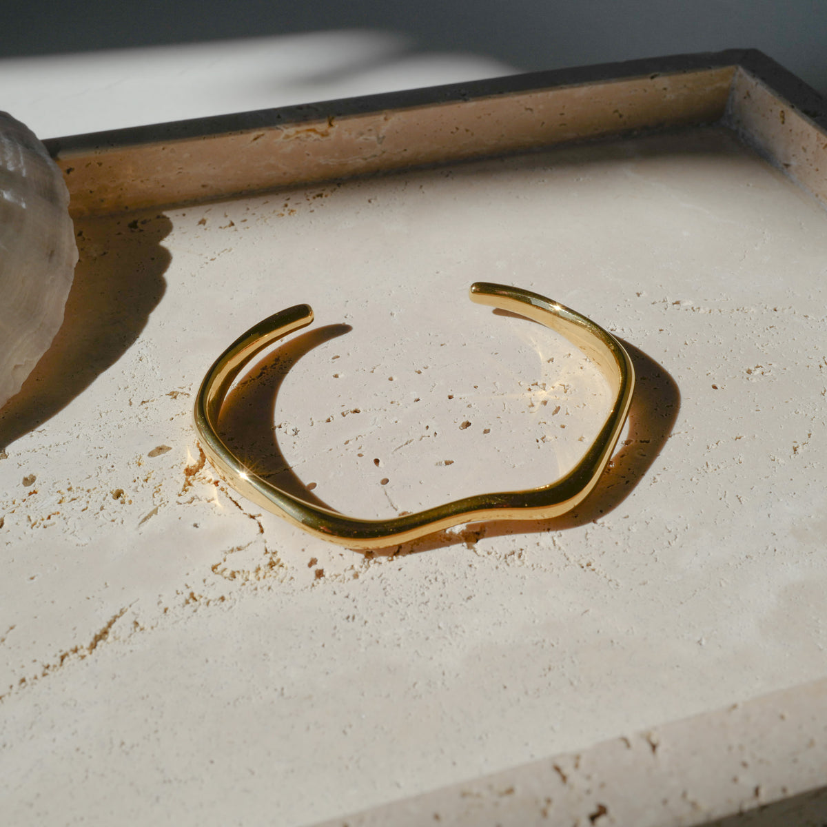armreif gold edelstahl wasserfest
