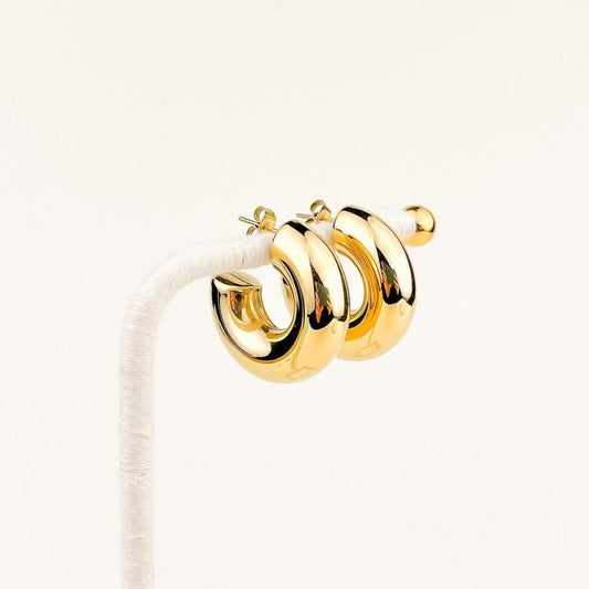 Chunky gold Hoops ROMA