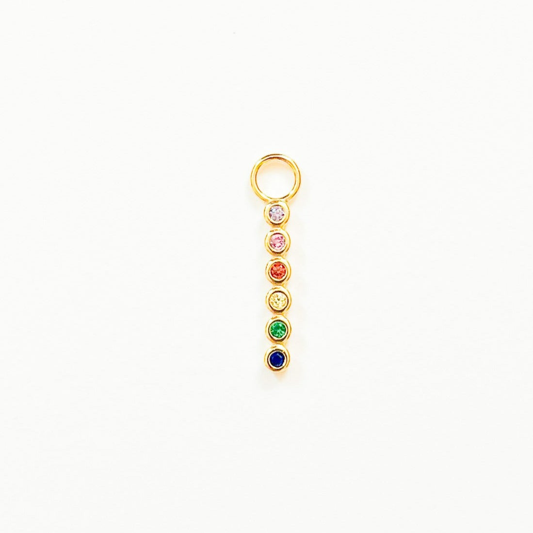 Colorful Zirconia Earring Charm CORSICO