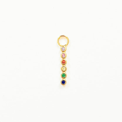 Colorful Zirconia Earring Charm CORSICO