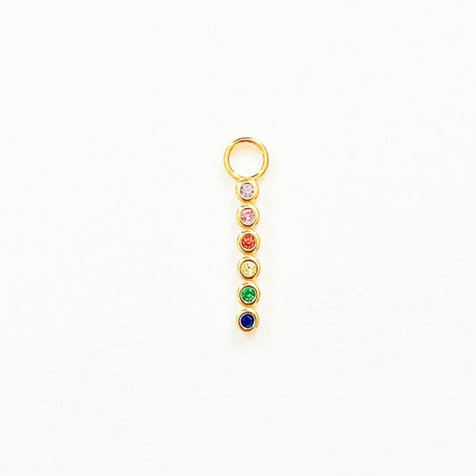 Colorful Zirconia Earring Charm CORSICO