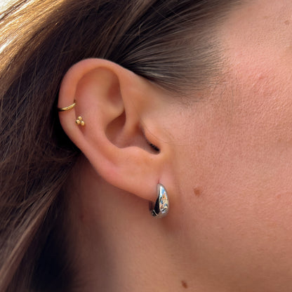 ELBA Hoops Small Silver