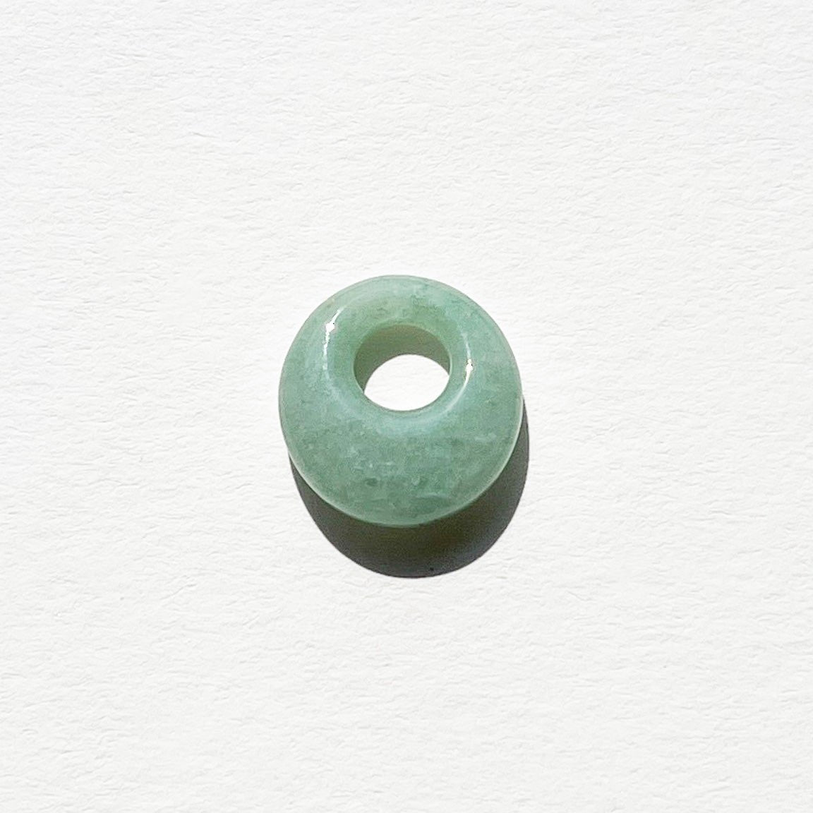 hoop charms natural stone charms green aventurine donut 