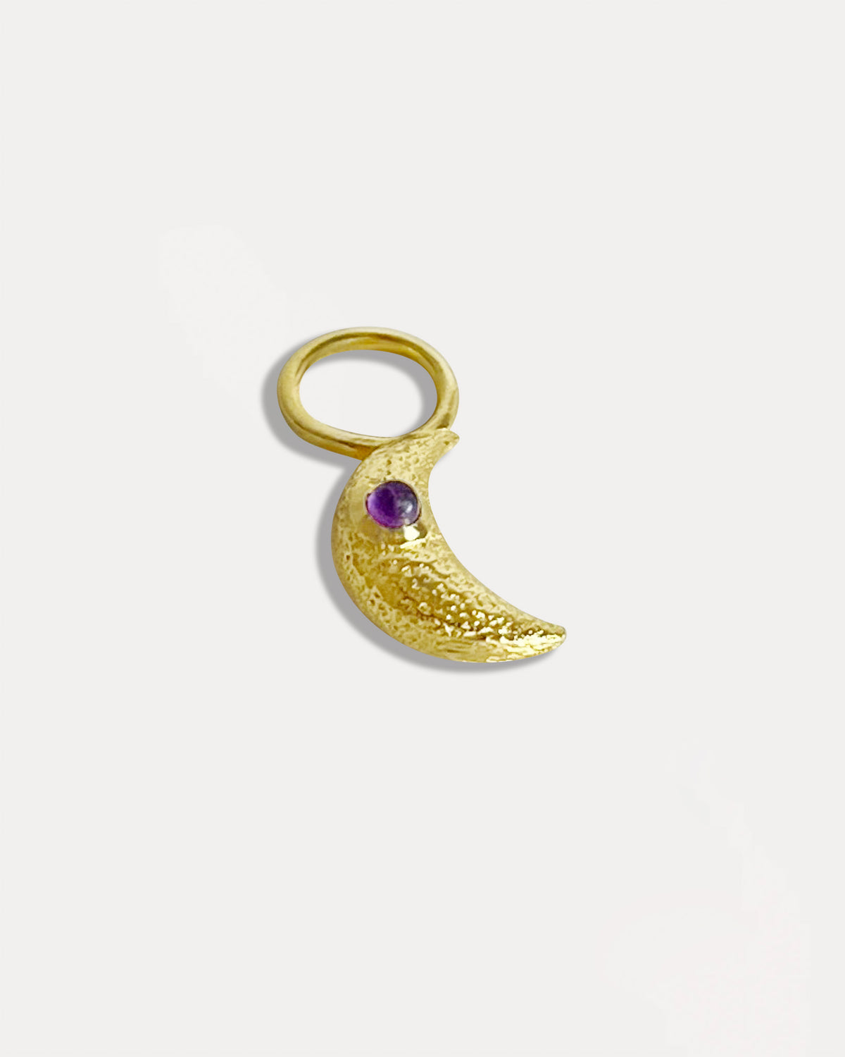 hoop earrings anhaenger hoop earrings charm mond gold