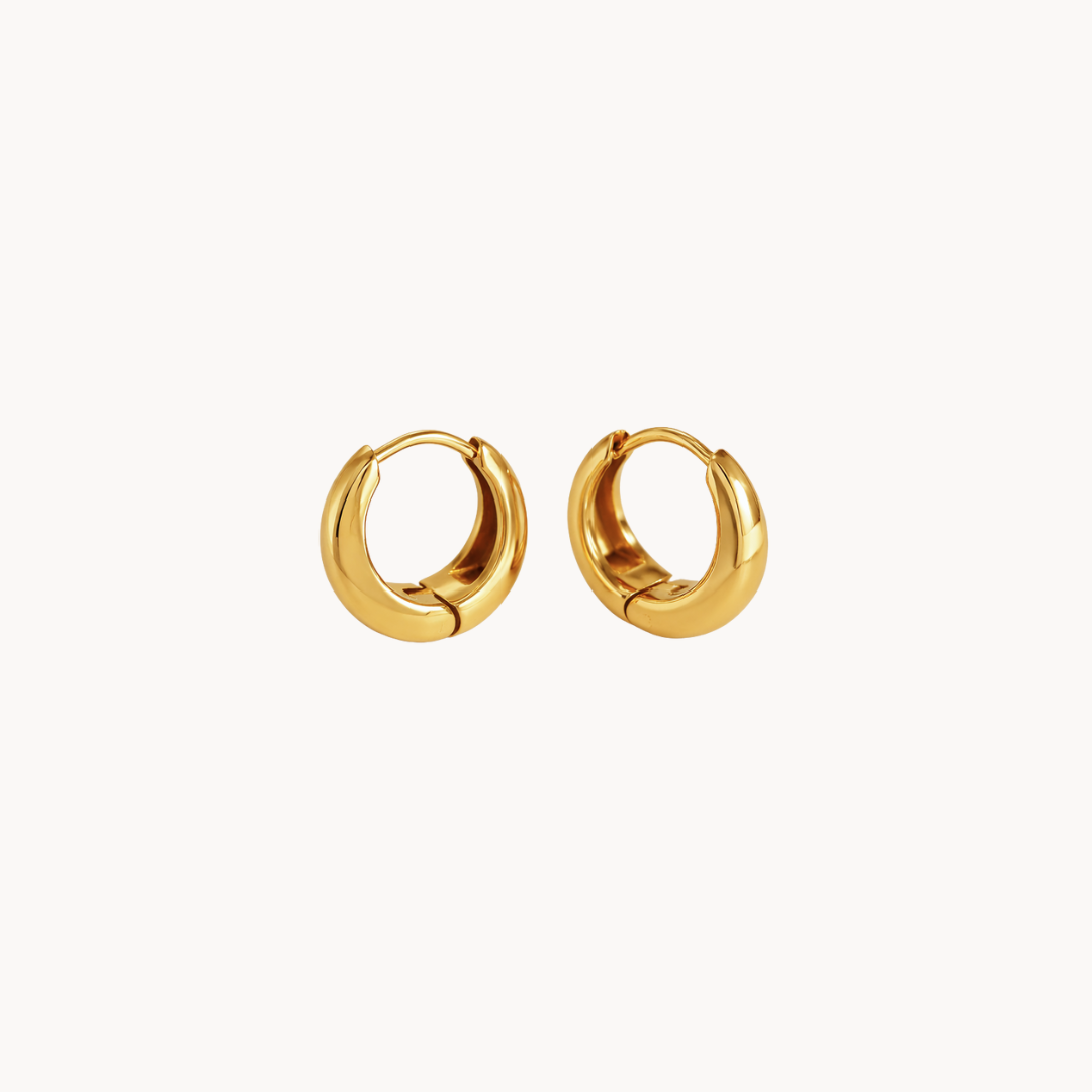 hoop earrings gross gold wasserfest large hoops gold waterproof
