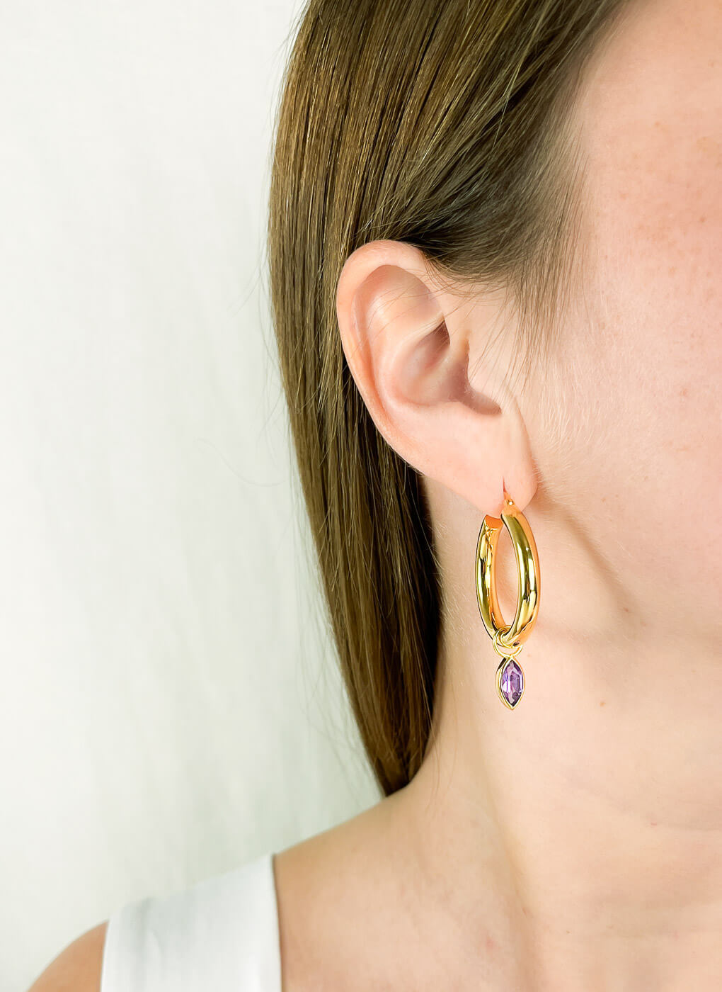 earring charm marquise gold earrings for hoop earrings