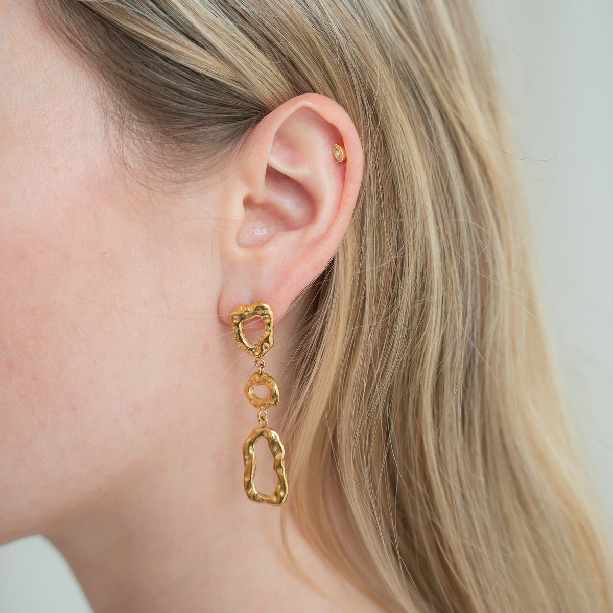 earrings long gold