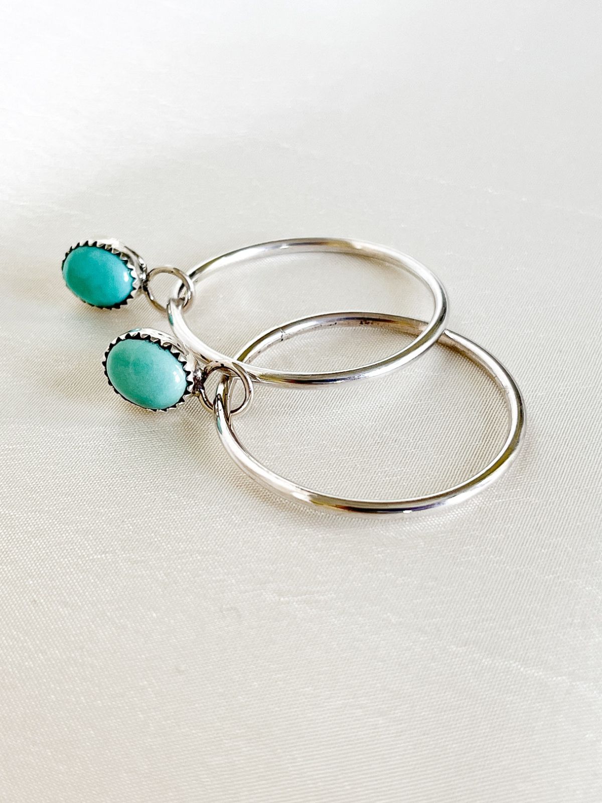 TURQUOISE HOOPS MAI