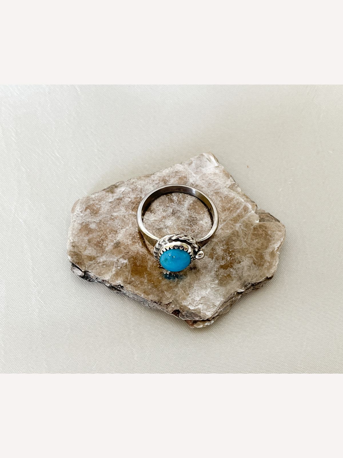 echter tuerkisring silver