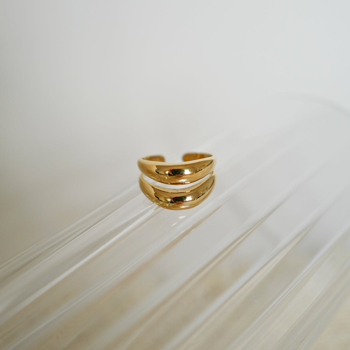 eldestahl ring gold groessenverstellbar