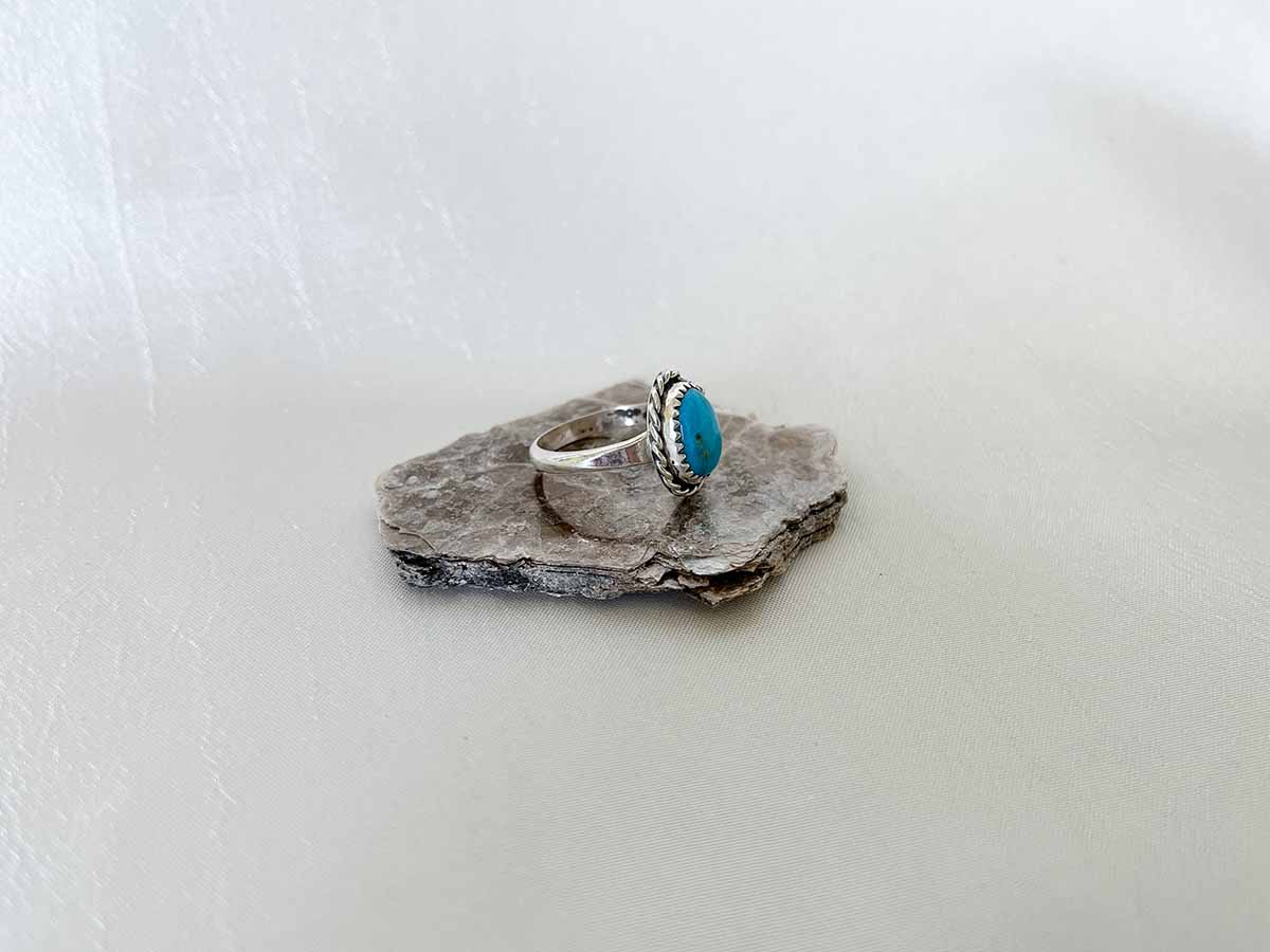 NAVAJO TURQUOISE RING DÓÓ