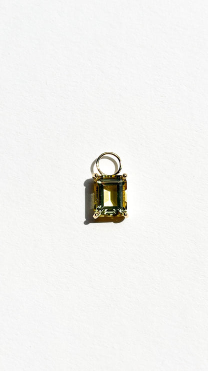 YELLOW TOPAZ EARRING CHARM BEA