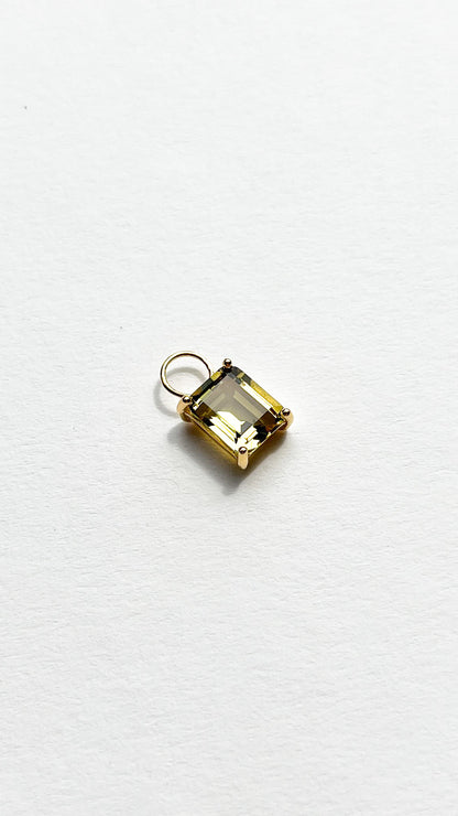 YELLOW TOPAZ EARRING CHARMS BEA (SET: 2 PIECES)