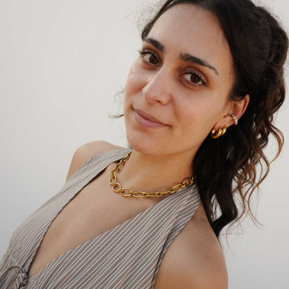 goldene glieder necklace gold