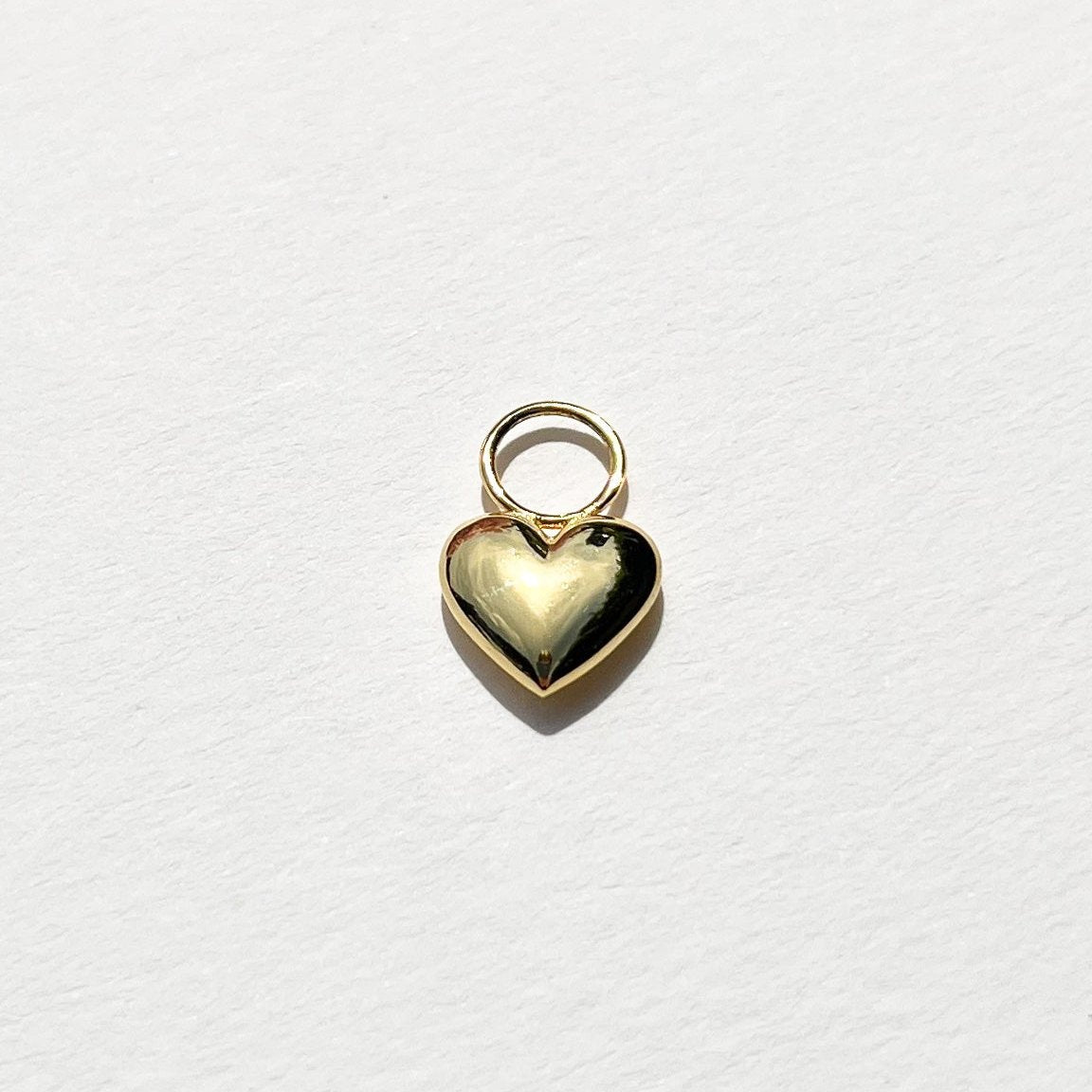 heart pendant gold vermeil