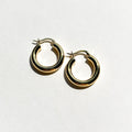 SMALL GOLD VERMEIL HOOPS MERYL