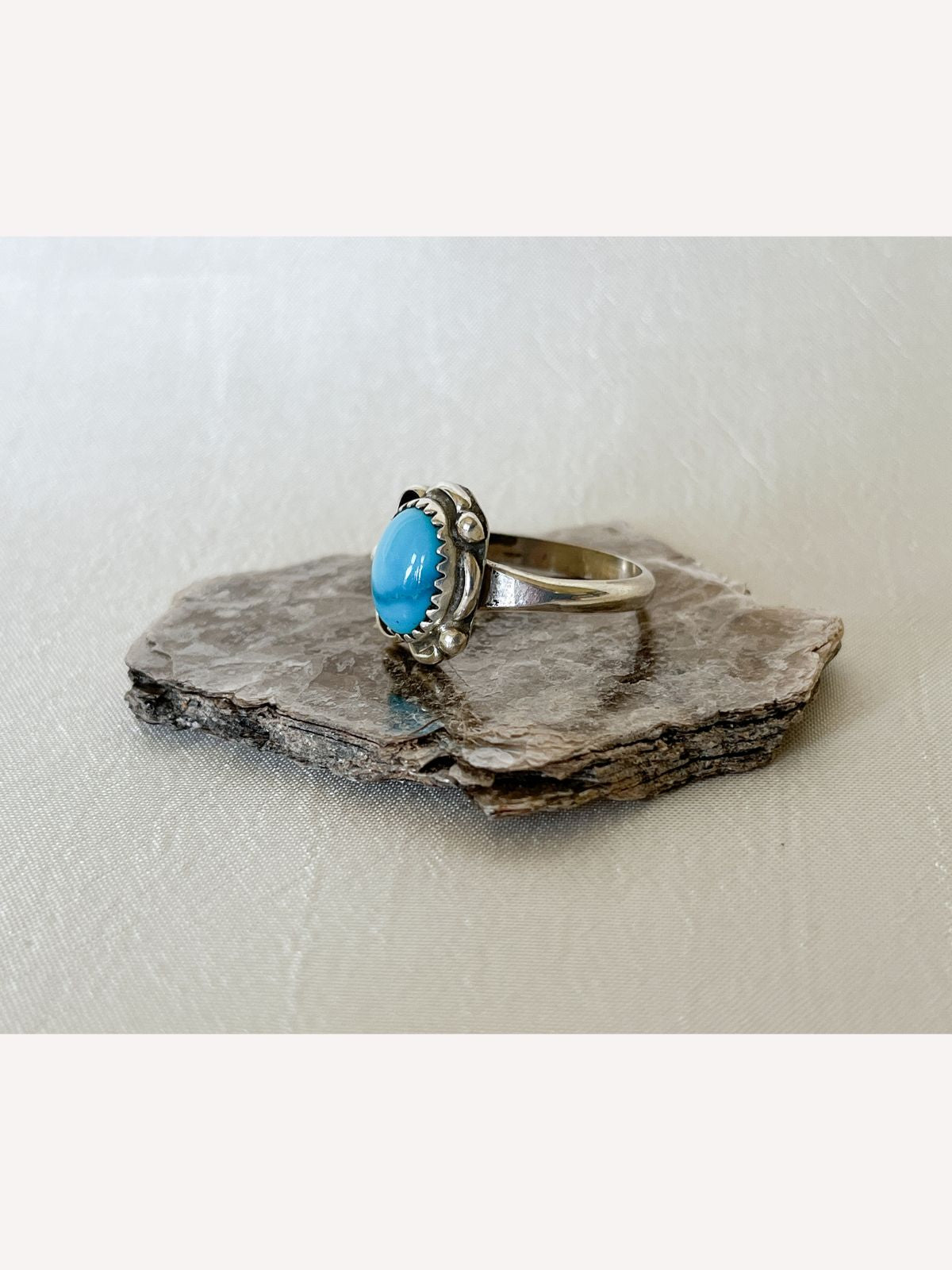 kleiner ring silver mit tuerkis