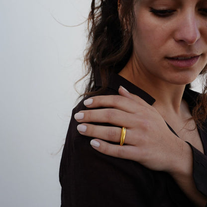 RIVA Verstellbarer Ring Gold 